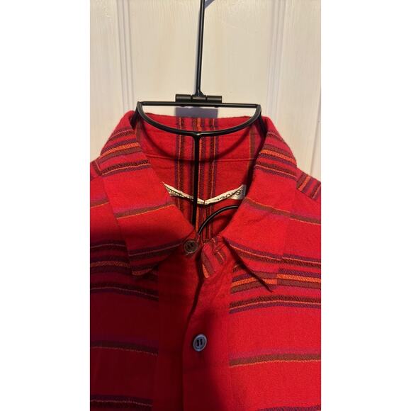 comme des garcons tricot red flannel shirt - Picture 8 of 9
